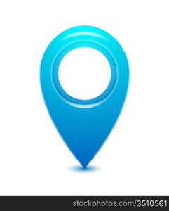 Vector location pointer icon