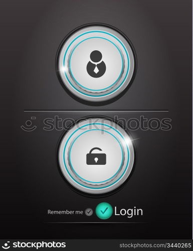 Vector login background
