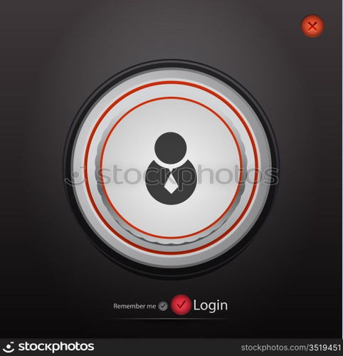 Vector login background