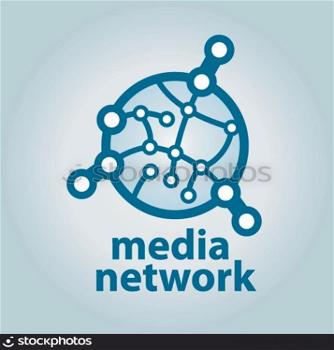 vector logo and electronic media network