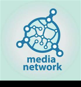 vector logo and electronic media network