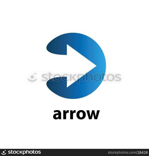 vector logo arrow. Template design logo arrow. Vector illustration of icon