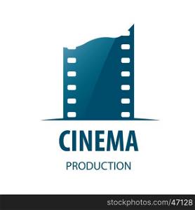 vector logo cinema. template design logo cinema. Vector illustration of icon