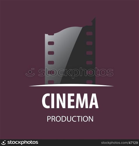 vector logo cinema. template design logo cinema. Vector illustration of icon