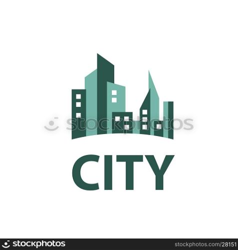 vector logo city. template design of the city logo. Vector illustration of icon