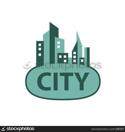 vector logo city. template design of the city logo. Vector illustration of icon