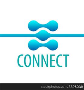 vector logo contact network connection