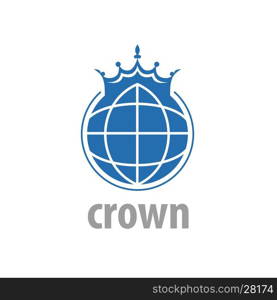 vector logo crown. Crown logo design template. Vector illustration of icon