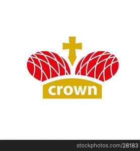 vector logo crown. Crown logo design template. Vector illustration of icon