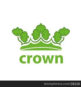 vector logo crown. Crown logo design template. Vector illustration of icon