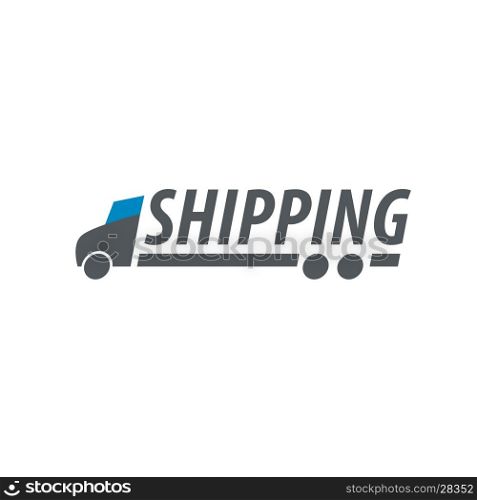 Vector logo delivery. logo design template delivery. Vector illustration of icon