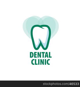 vector logo dental. template design logo dental clinic. Vector illustration of icon