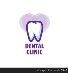 vector logo dental. template design logo dental clinic. Vector illustration of icon