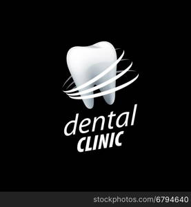 vector logo dental. template design logo dental. Vector illustration of icon