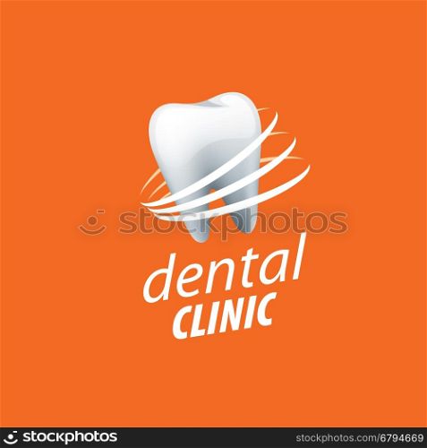 vector logo dental. template design logo dental. Vector illustration of icon