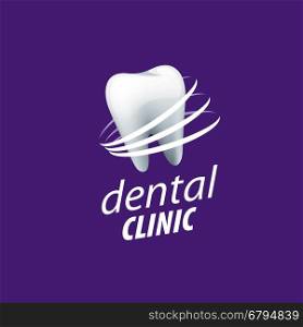 vector logo dental. template design logo dental. Vector illustration of icon
