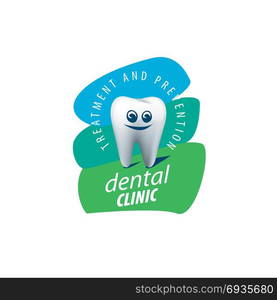 vector logo dentistry. vector logo for the treatment, prevention, and protection of the teeth