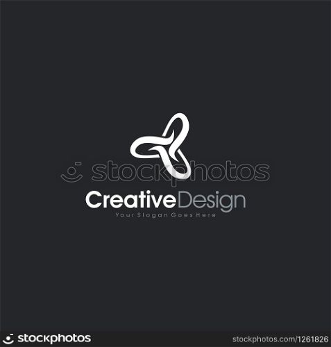 Vector logo design template for Business abstract Logo Template Design Vector, Emblem, Design Concept, Creative Symbol design vector element for identity, logotype or icon