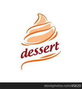 vector logo dessert. logo design template dessert. Vector illustration of icon