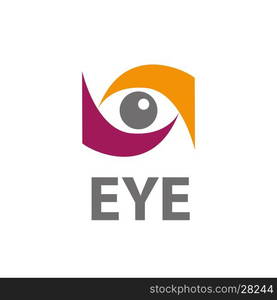 Vector logo eye. logo design template eye. Vector illustration of icon