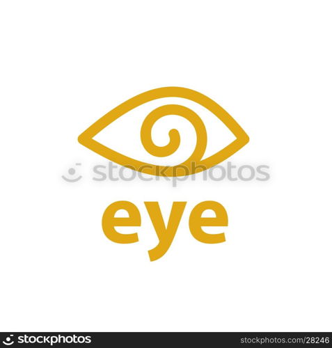 Vector logo eye. logo design template eye. Vector illustration of icon