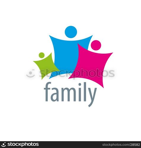 vector logo family. Template design logo family. Vector illustration of icon