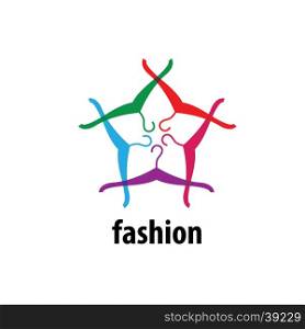 vector logo fashion. template design logo fashion. Vector illustration of icon