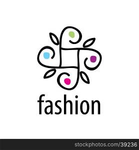 vector logo fashion. template design logo fashion. Vector illustration of icon
