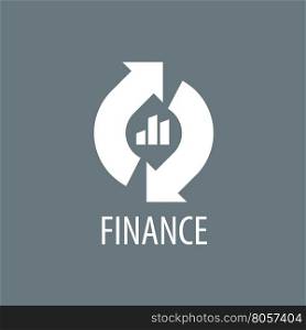 Vector logo Finance. Finance logo design template. Vector illustration of icon