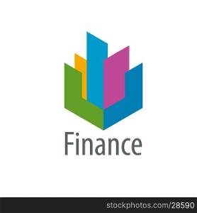 Vector logo finance. Template design logo finance. Vector illustration of icon