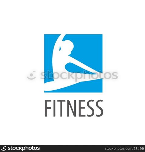 vector logo fitness. pattern design logo fitness. Vector illustration of icon