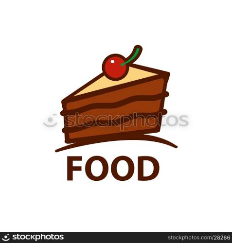 Vector logo food. logo design template food. Vector illustration of icon