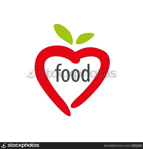 Vector logo food. logo design template food. Vector illustration of icon