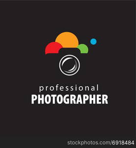 vector logo for photographer. vector logo for photographer. Illustration drawn camera