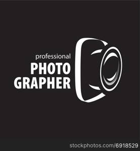 vector logo for photographer. vector logo for photographer. Illustration drawn camera