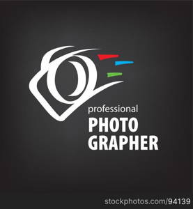 vector logo for photographer. vector logo for photographer. Illustration drawn camera