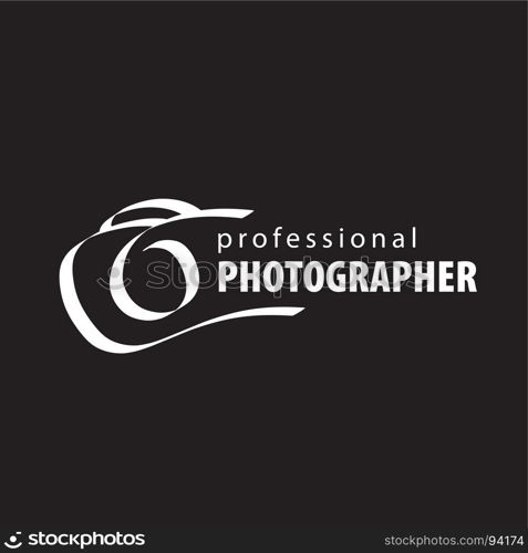 vector logo for photographer. vector logo for photographer. Illustration drawn camera