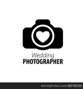 vector logo for photographer. Vector logo template for a photographer or studio
