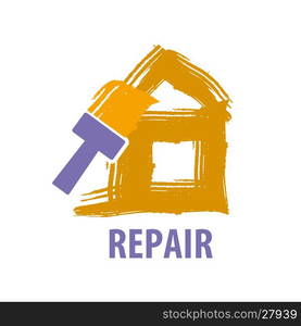 vector logo for repair. logo design template for repair. Vector illustration of icon