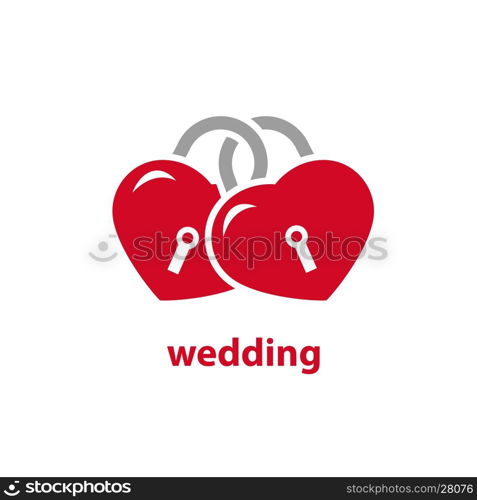 vector logo for wedding. logo design template for wedding. Vector illustration of icon