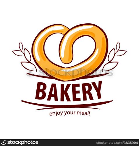vector logo fresh pretzel bakery