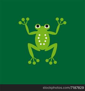 Vector logo frog company