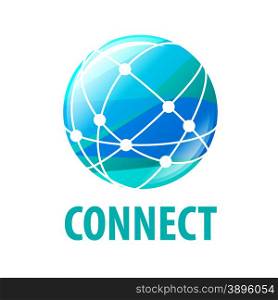 vector logo global network worldwide