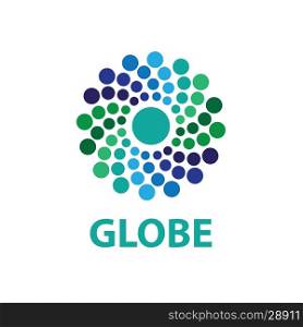 vector logo globe. Template design logo globe. Vector illustration of icon