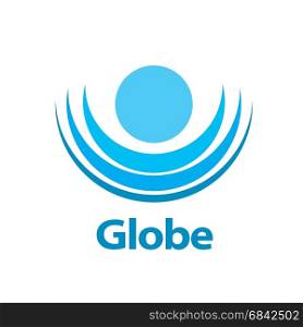 vector logo globe. template logo design globe. Vector illustration icon