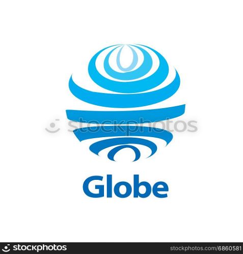 vector logo globe. template logo design globe. Vector illustration icon
