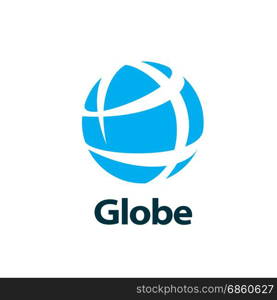 vector logo globe. template logo design globe. Vector illustration icon