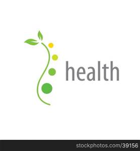 vector logo health. Template design logo health. Vector illustration of icon