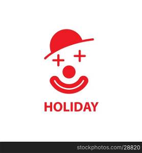 vector logo holiday. pattern design logo holiday. Vector illustration of icon