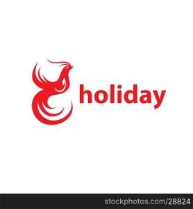 vector logo holiday. pattern design logo holiday. Vector illustration of icon